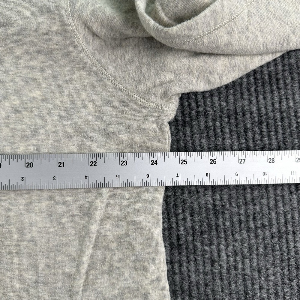 Vintage Polo Ralph Lauren Shirt Men Extra Large Tall Heather Gray Button Work - Picture 3 of 7